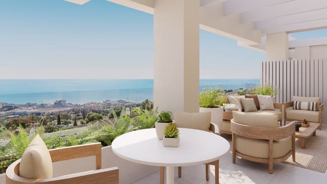 2 soverom Penthouse til salgs i Benalmádena med svømmebasseng garasje - € 442 100 (Ref: 9956464)