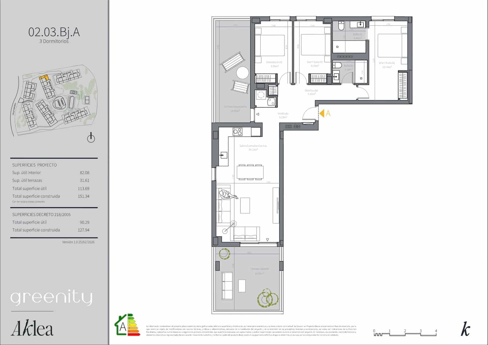 Apartamento de 3 habitaciones en Mijas en venta con piscina garaje - 448.000 € (Ref: 9956476)