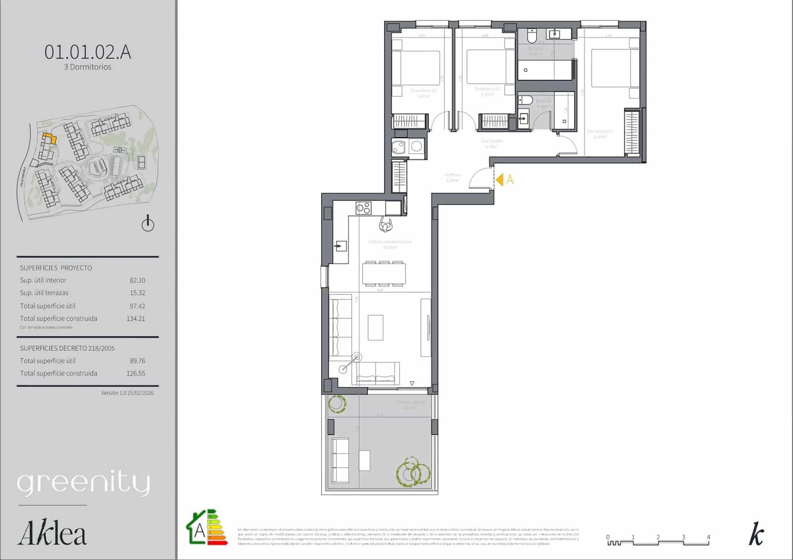 3 sovrum Lägenhet till salu i Mijas med pool garage - 480 000 € (Ref: 9956479)