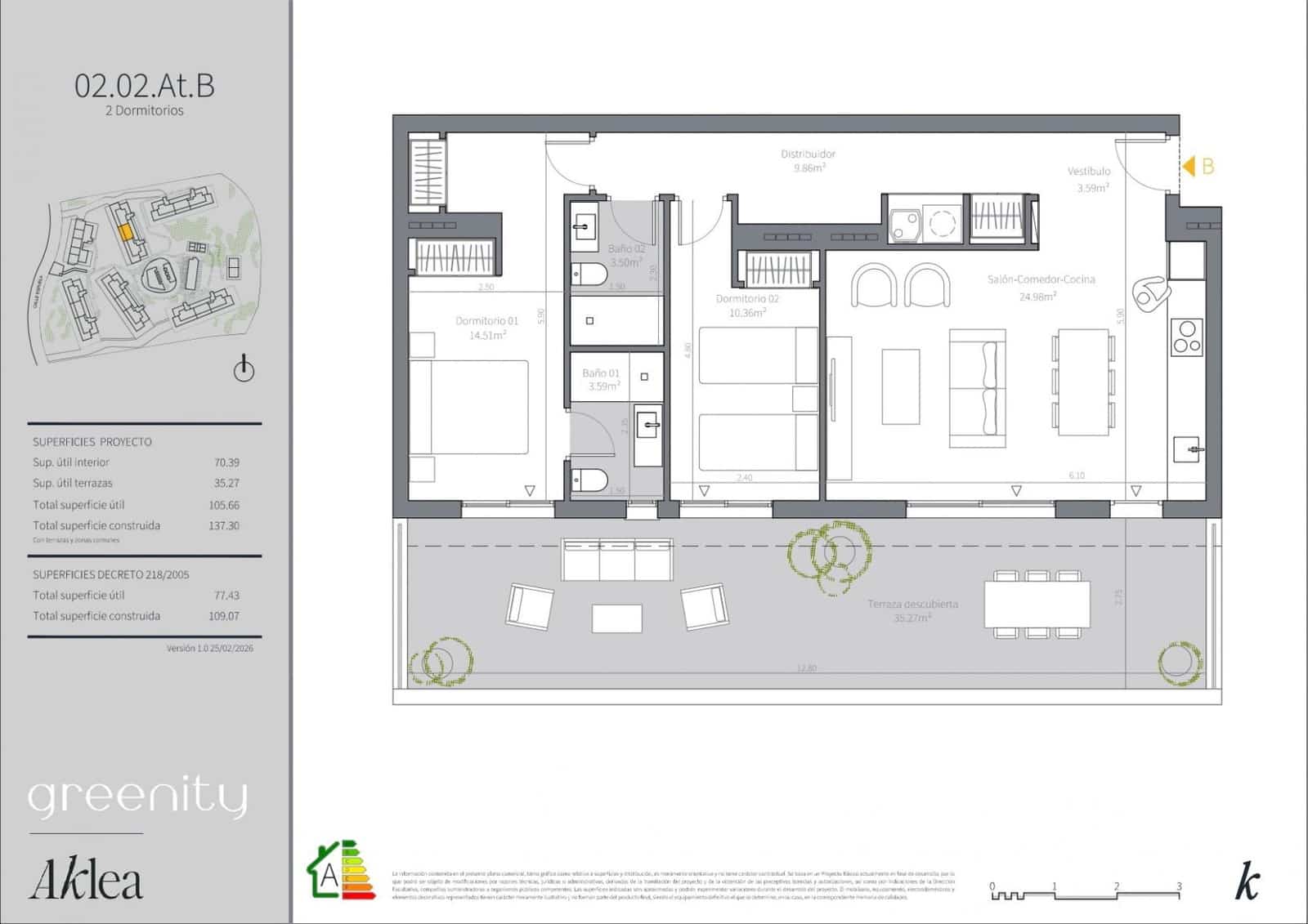 2 bedroom Apartment for sale in Mijas Costa with pool garage - € 659,000 (Ref: 9956480)