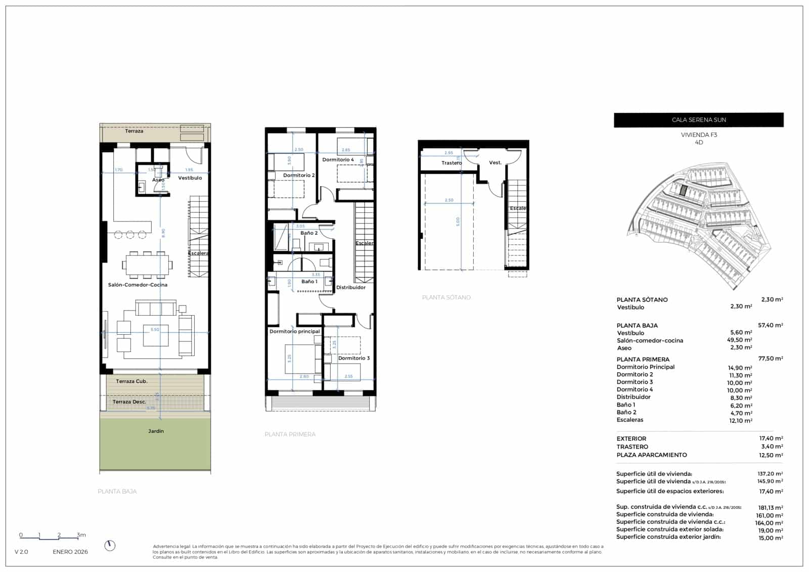 4 slaapkamer Rijtjeshuis te koop in La Cala de Mijas met zwembad garage - € 861.000 (Ref: 9956487)