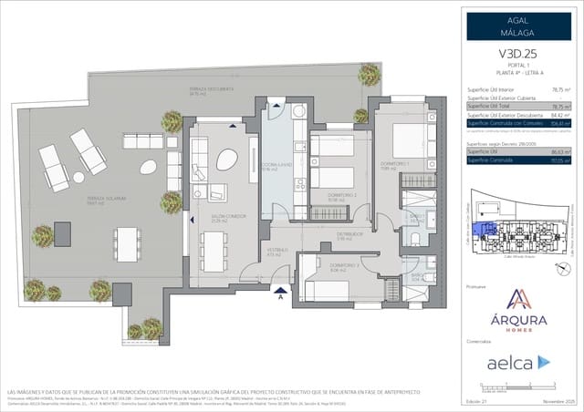 3 sovrum Lägenhet till salu i Vélez-Málaga med pool garage - 361 000 € (Ref: 9958756)