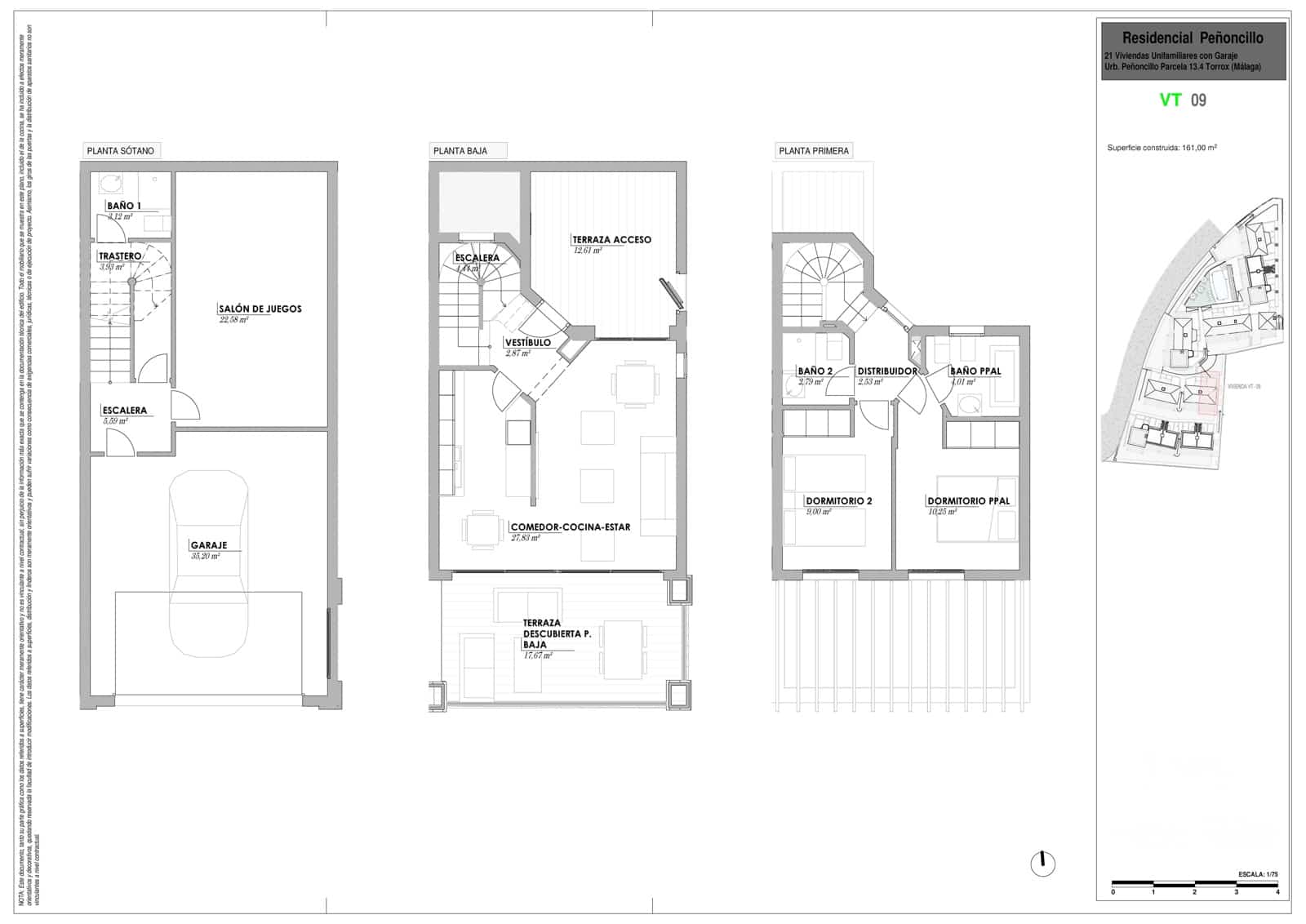 2 makuuhuone Rivitalo myytävänä paikassa Torrox-Costa mukana uima-altaan 
autotalli - 346 000 € (Ref: 9965571)