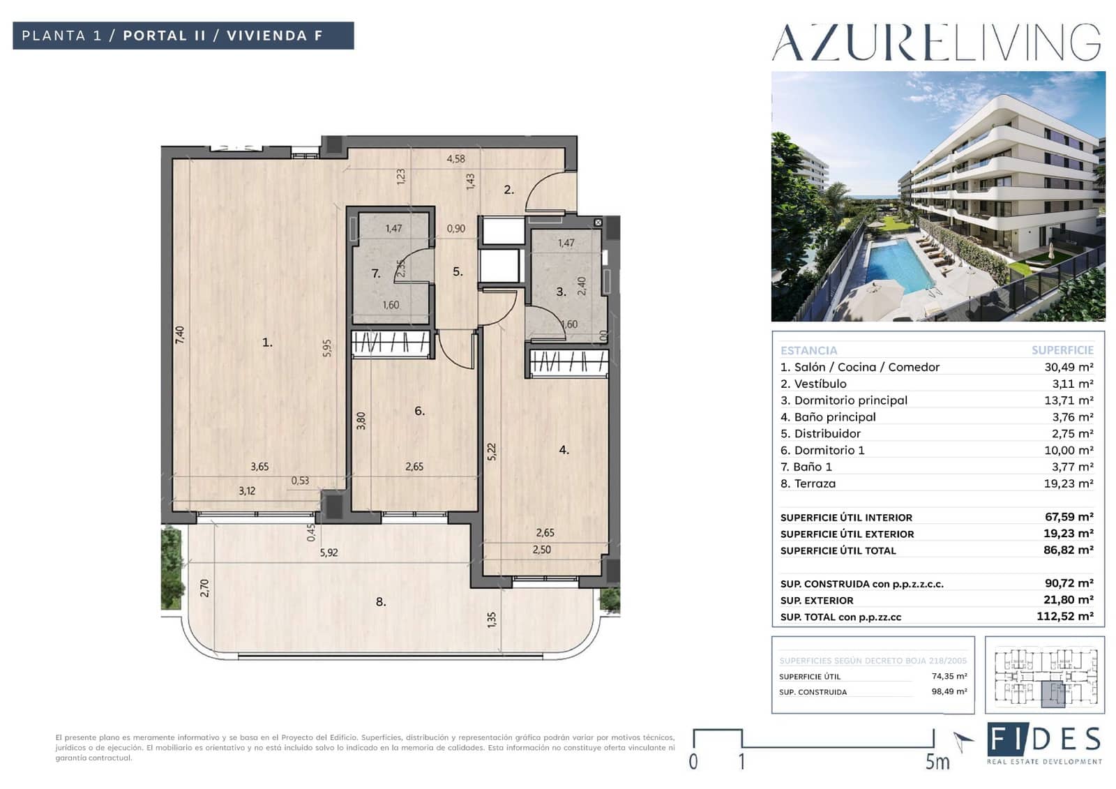 2 soveværelse Lejlighed til salg i Torre del Mar med swimmingpool garage - € 417.900 (Ref: 9981401)