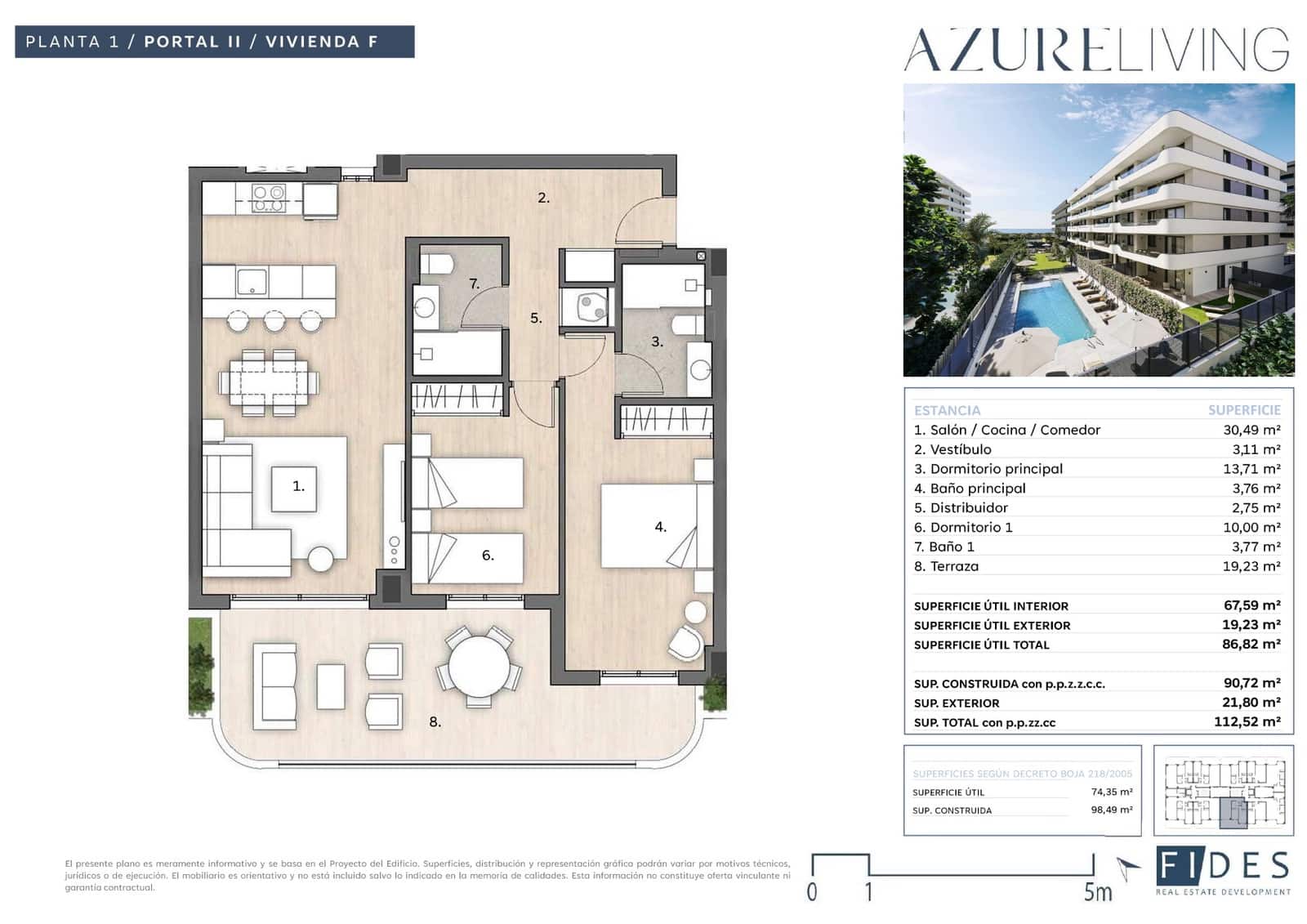 2 soveværelse Lejlighed til salg i Torre del Mar med swimmingpool garage - € 417.900 (Ref: 9981401)