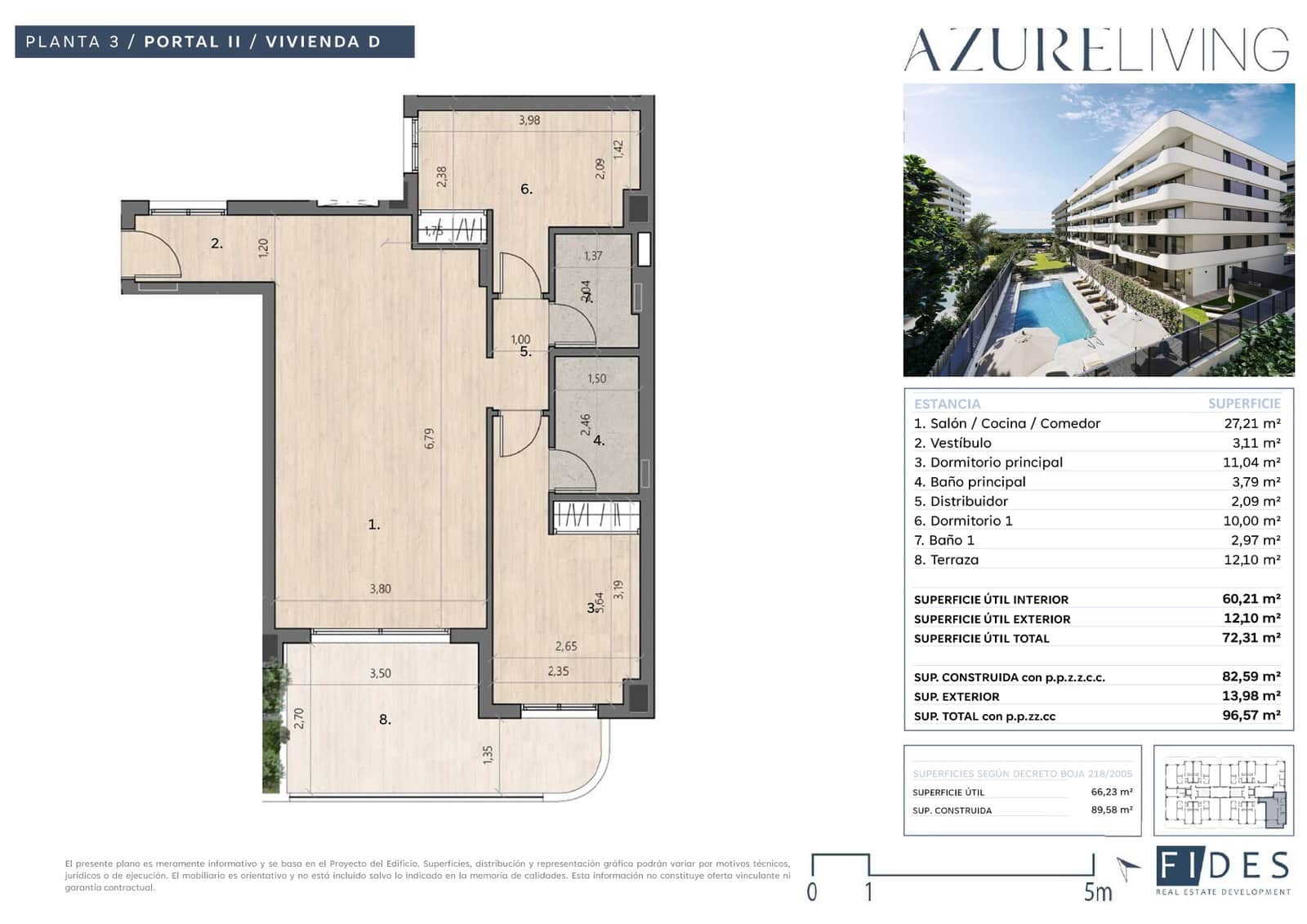 2 quarto Apartamento para venda em Torre del Mar com piscina garagem - 394 275 € (Ref: 9981402)