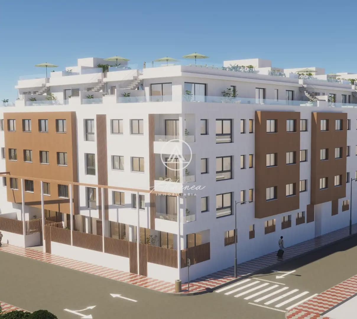 4 soveværelse Lejlighed til salg i Roquetas de Mar med swimmingpool - € 303.000 (Ref: 9938626)