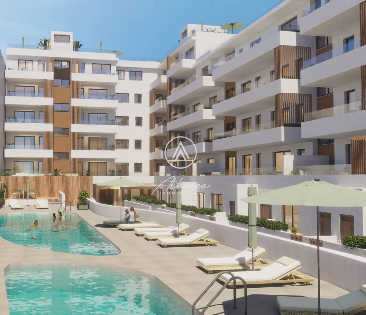 2 bedroom Flat for sale in Roquetas de Mar with pool - € 186,000 (Ref: 9938640)