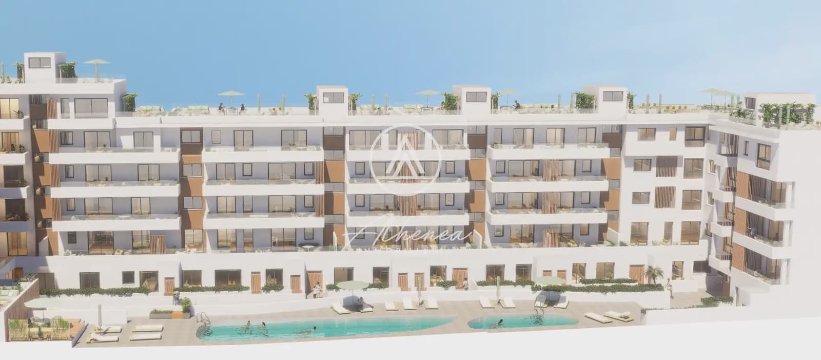 2 bedroom Flat for sale in Roquetas de Mar with pool - € 186,000 (Ref: 9938640)
