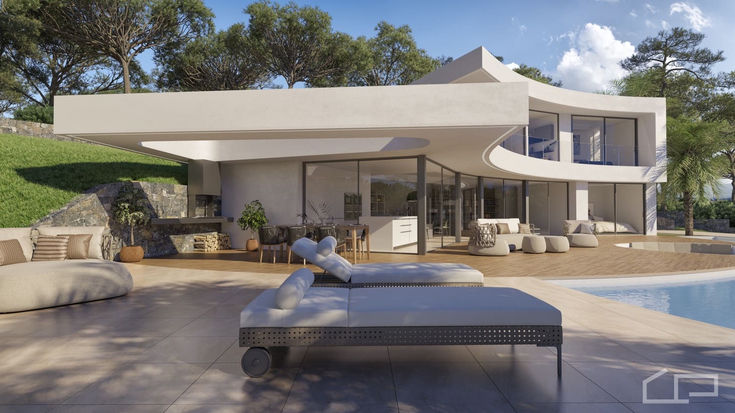 4 soverom Villa til salgs i Javea / Xabia med svømmebasseng garasje - € 1 180 000 (Ref: 9953184)