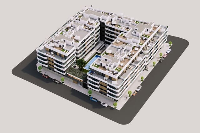 2 Zimmer Apartment zu verkaufen in Playa Levante, Santa Pola mit Pool Garage - 330.000 € (Ref: 10047333)