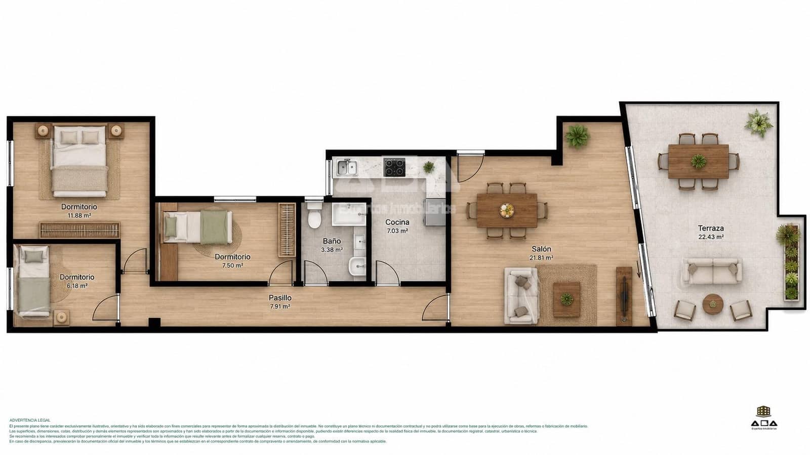 3 bedroom Penthouse for sale in Puig - € 259,000 (Ref: 10078431)
