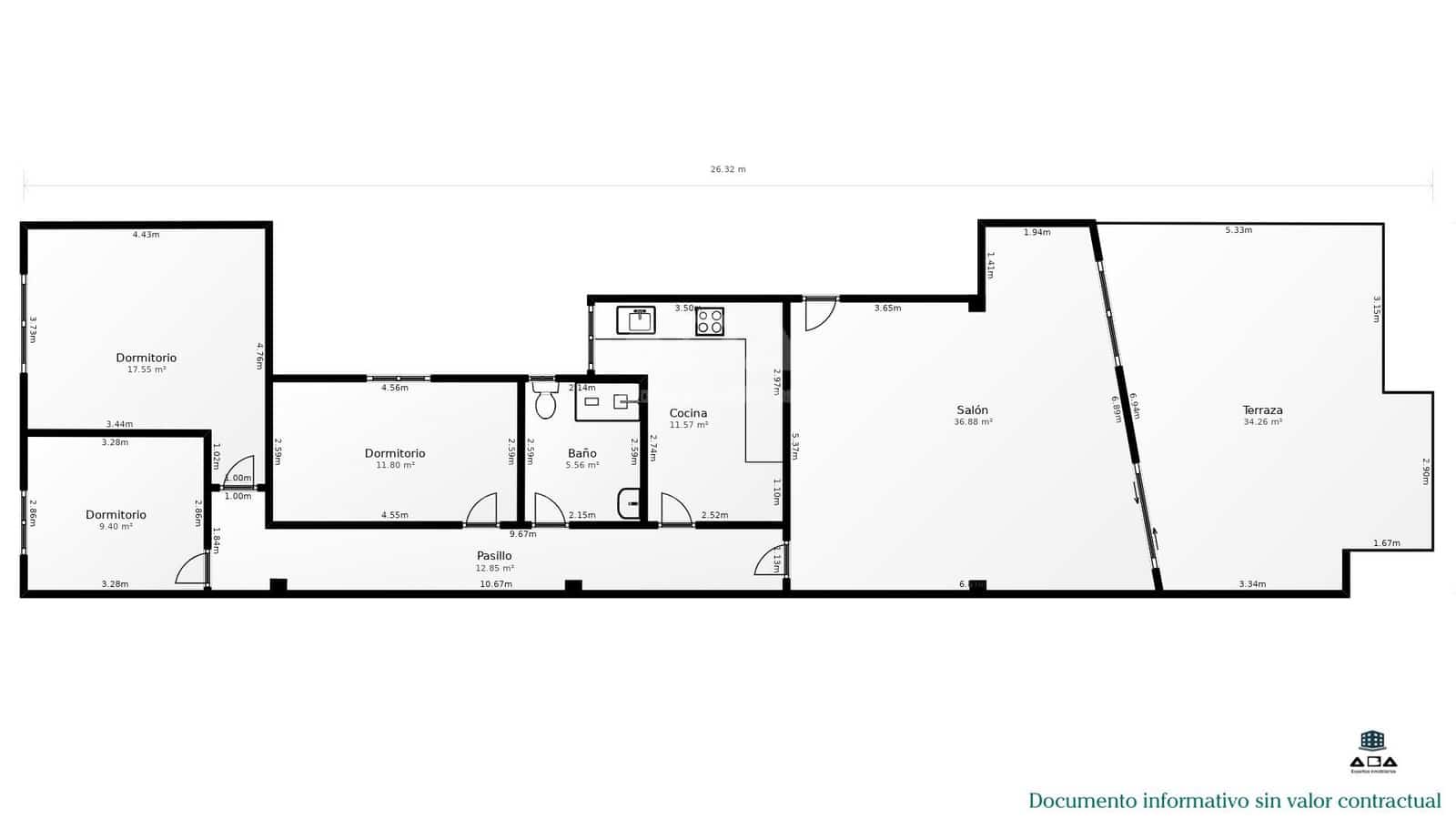 3 soverom Penthouse til salgs i Puig - € 279 000 (Ref: 9945813)