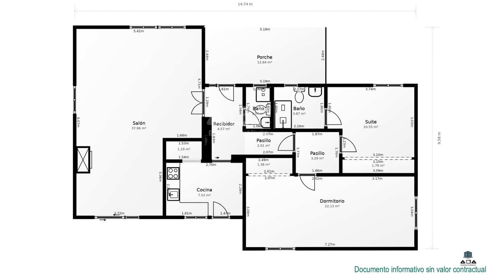 2 slaapkamer Villa te koop in Valdemorillo met zwembad garage - € 468.000 (Ref: 9945818)