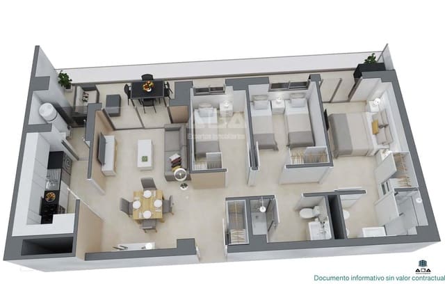 3 soveværelse Lejlighed til salg i Cabanes med swimmingpool garage - € 305.817 (Ref: 9945823)