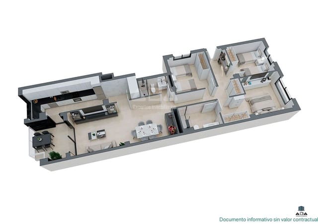 3 slaapkamer Appartement te koop in Este, Castelló de la Plana met zwembad garage - € 314.737 (Ref: 9945825)
