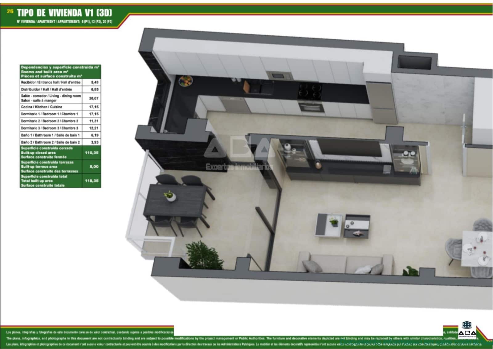 3 sovrum Lägenhet till salu i Castello de la Plana med pool garage - 314 737 € (Ref: 9945825)