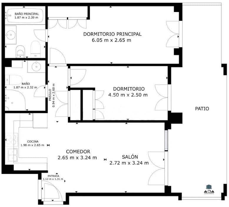 2 sovrum Strandlägenhet till salu i Alcossebre med pool - 299 000 € (Ref: 9945826)