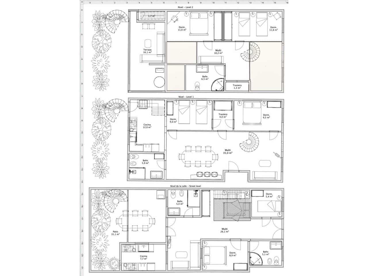 8 soveværelse Semi-Rækkehus til salg i Valencia by - € 879.000 (Ref: 10094009)