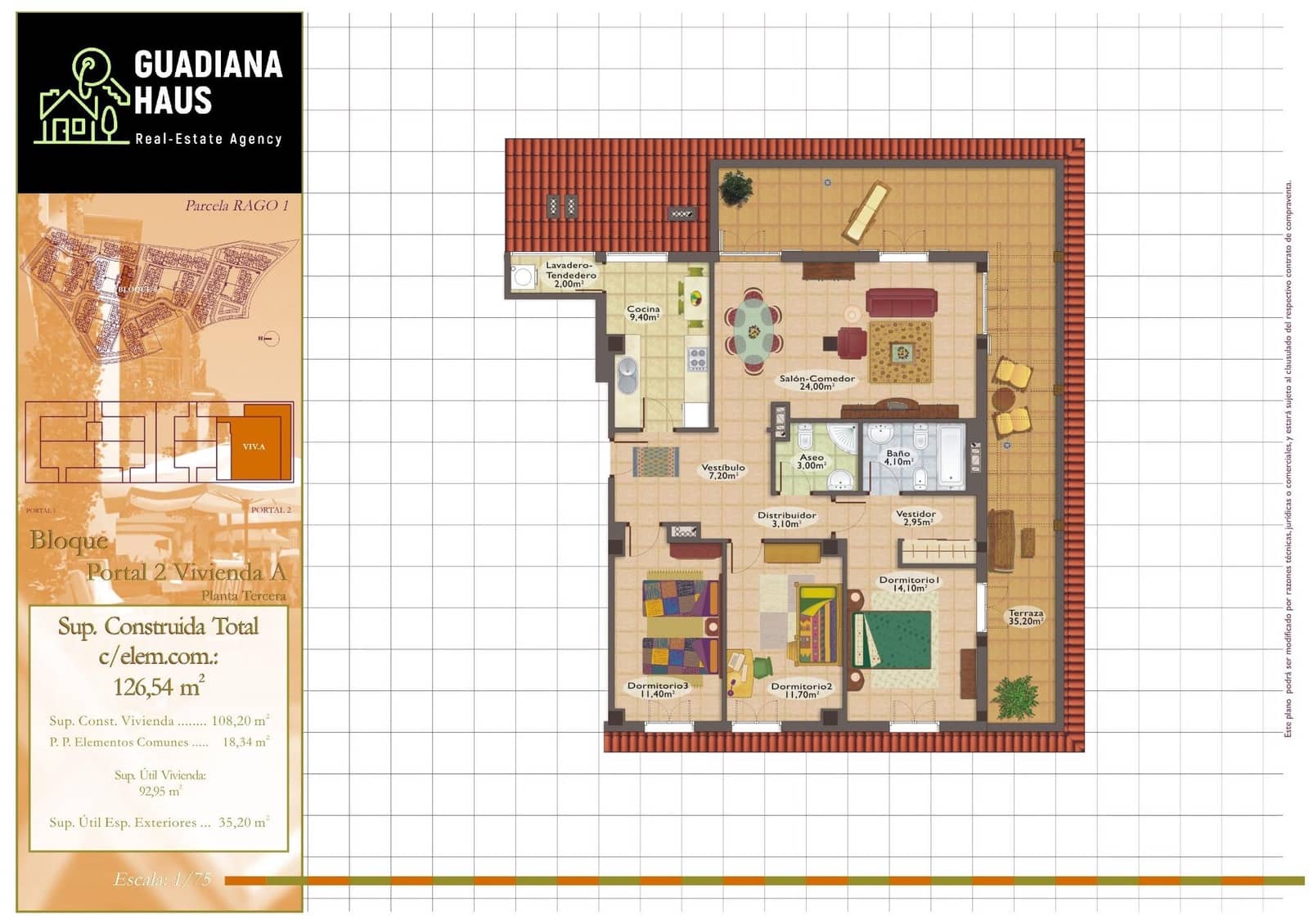 3 makuuhuone Huoneisto myytävänä paikassa Ayamonte mukana uima-altaan - 235 000 € (Ref: 10078541)