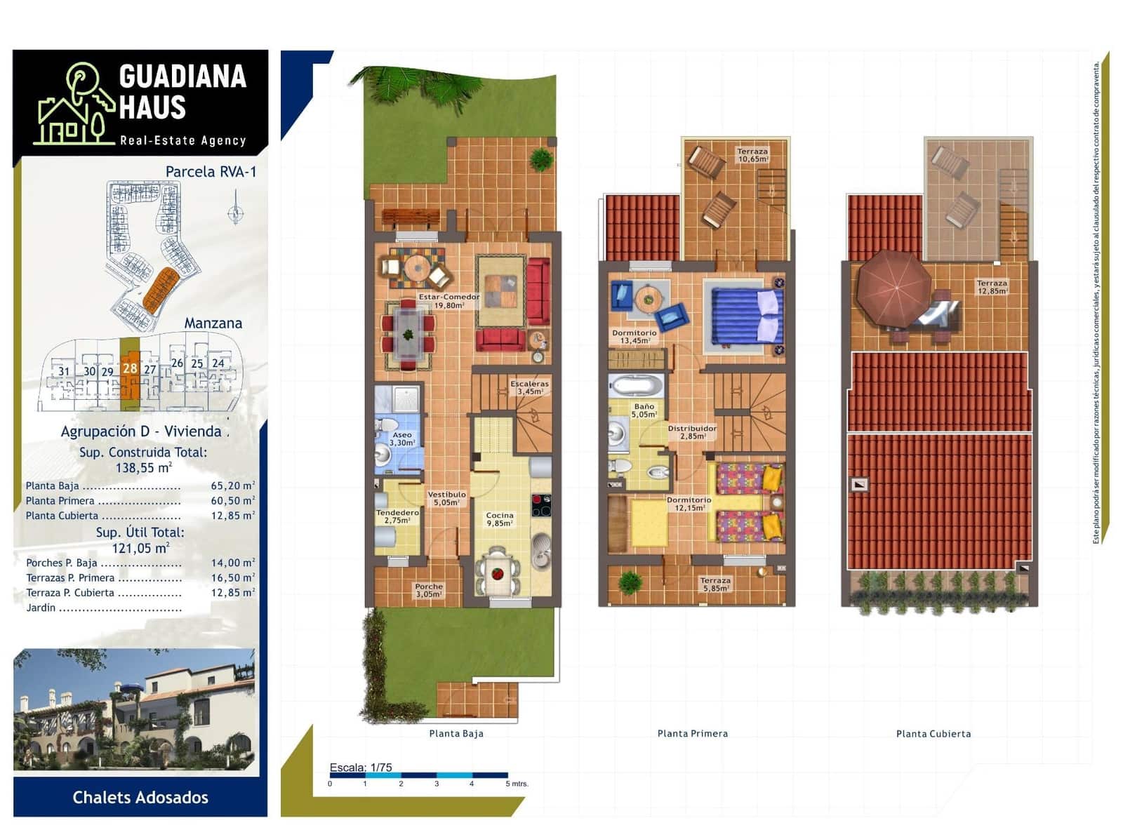 2 slaapkamer Rijtjeshuis te koop in Ayamonte met zwembad - € 219.000 (Ref: 10078547)