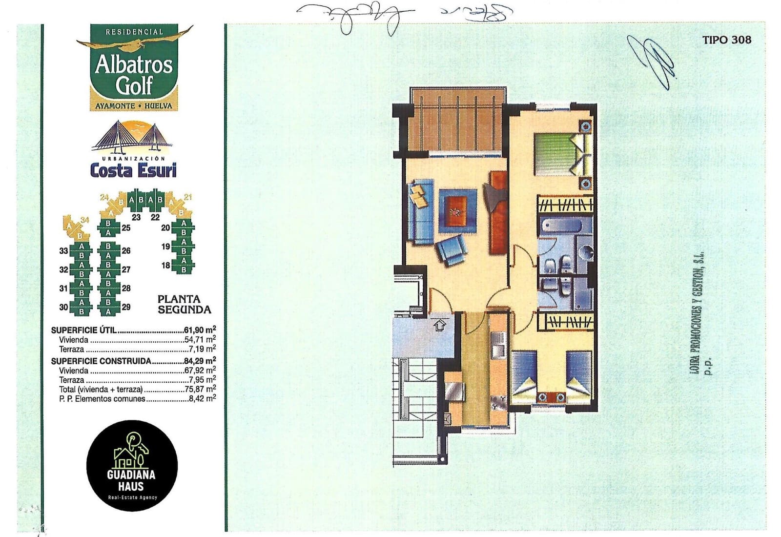 Apartamento de 2 habitaciones en Ayamonte en venta con piscina - 168.500 € (Ref: 10078551)