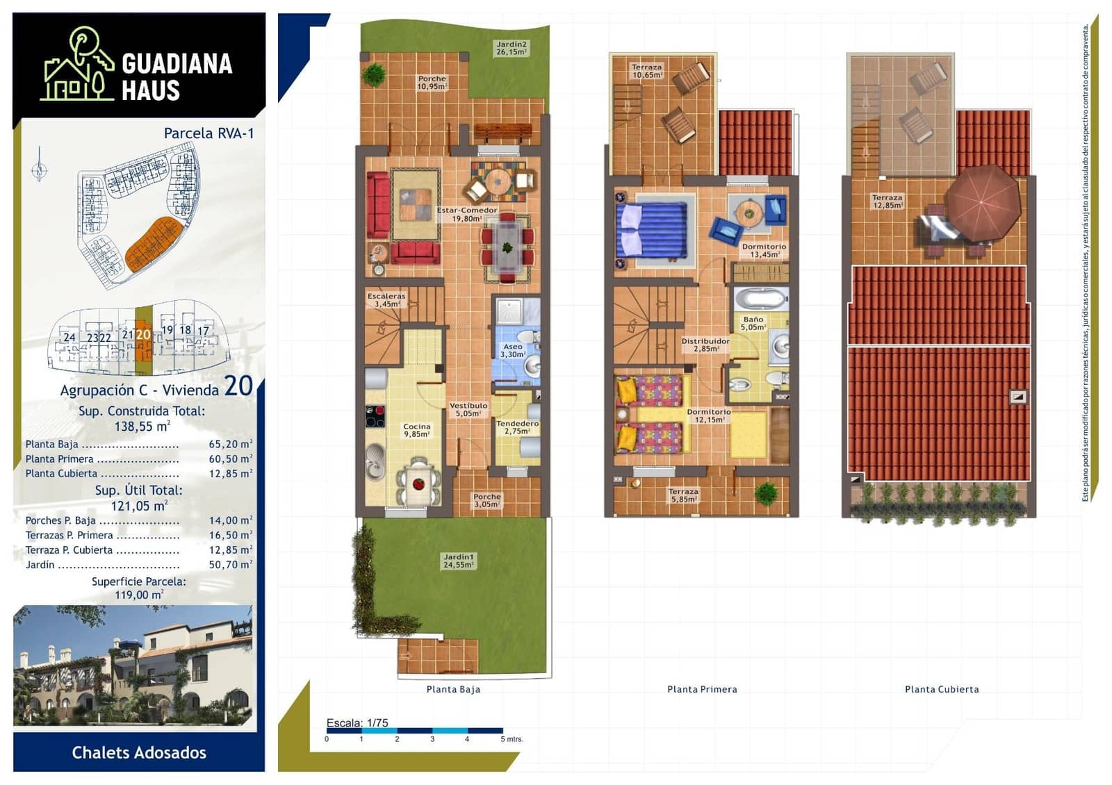2 soveværelse Rækkehus til salg i Ayamonte med swimmingpool - € 210.000 (Ref: 10078580)
