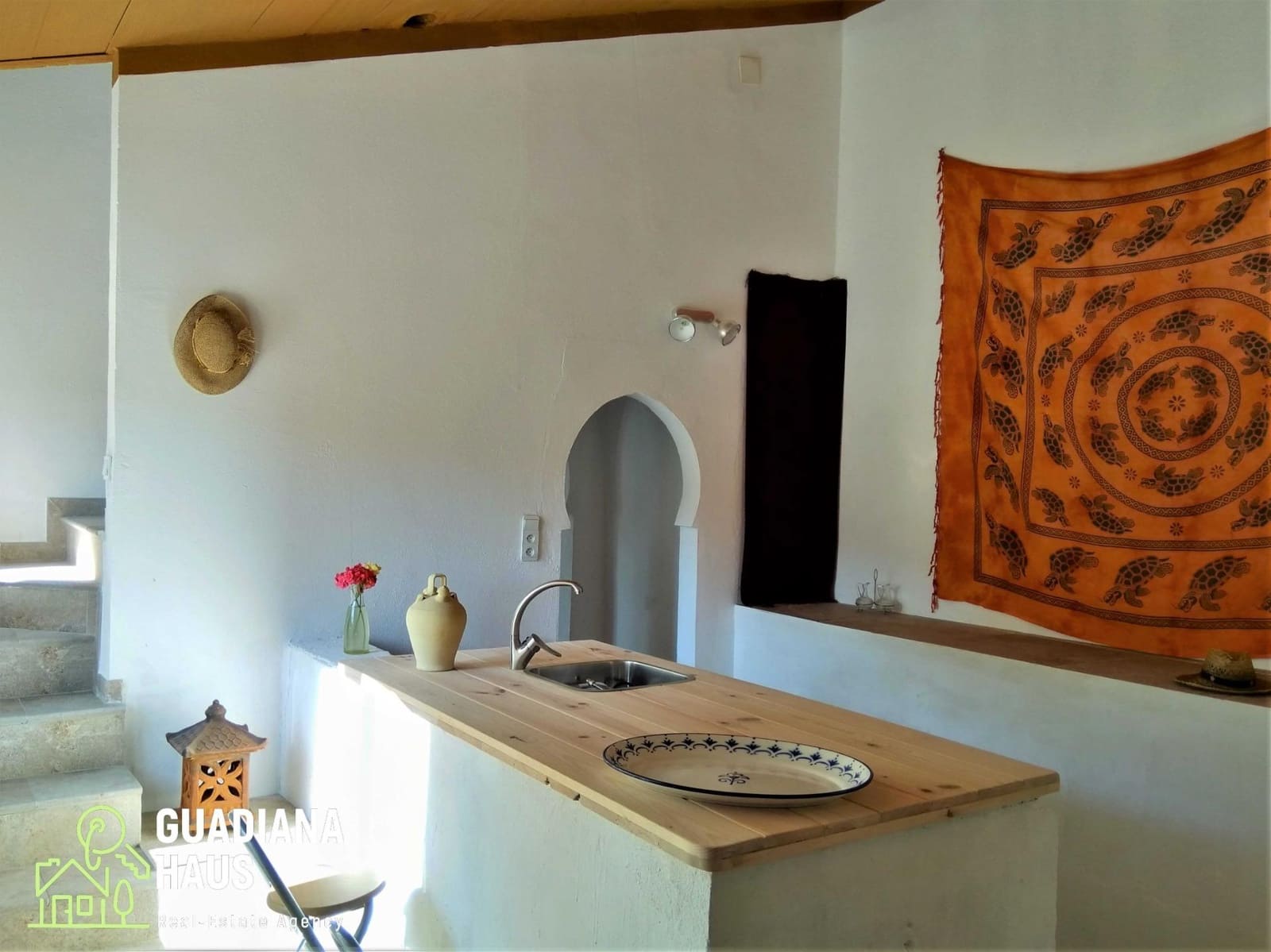 1 sypialnia Finka/Dom wiejski na sprzedaż w Sanlucar de Guadiana z basenem - 225 000 € (Ref: 10078595)