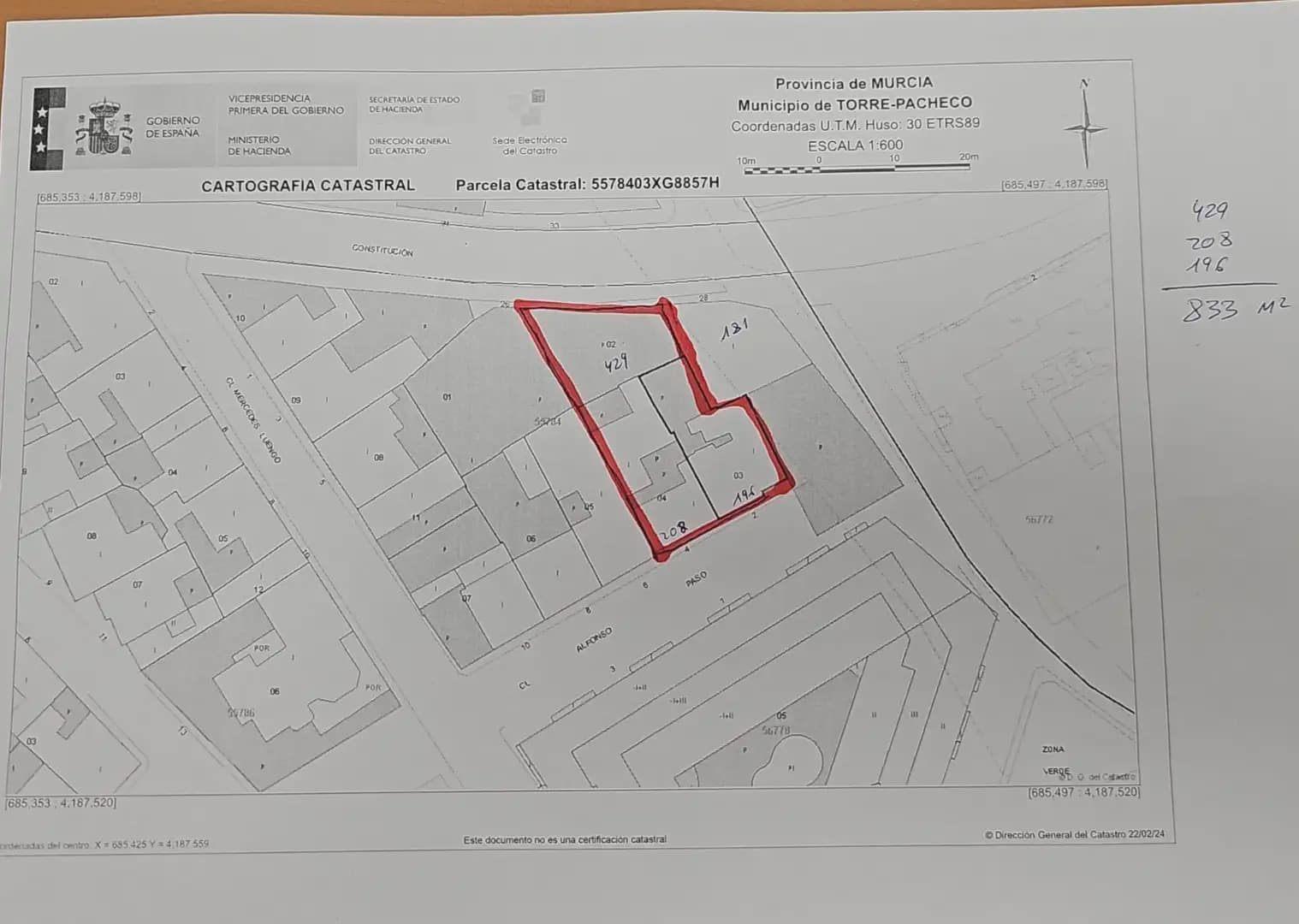 Byggetomt til salgs i San Cayetano - € 199 000 (Ref: 9977618)