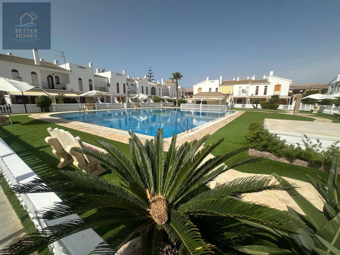 Piso de 3 habitaciones en Puerto de Mazarron en venta con piscina - 174.900 € (Ref: 10009540)
