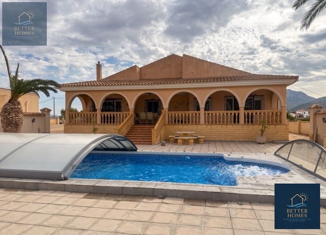 4 soverom Villa til salgs i Leiva, Mazarrón med svømmebasseng garasje - € 535 000 (Ref: 10009551)