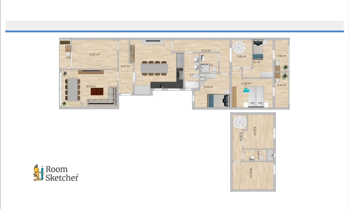 6 slaapkamer Penthouse te koop in Lerid stad - € 448.000 (Ref: 9974298)