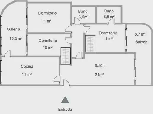 3 soverom Leilighet til salgs i La Manga del Mar Menor med garasje - € 299 000 (Ref: 10007651)