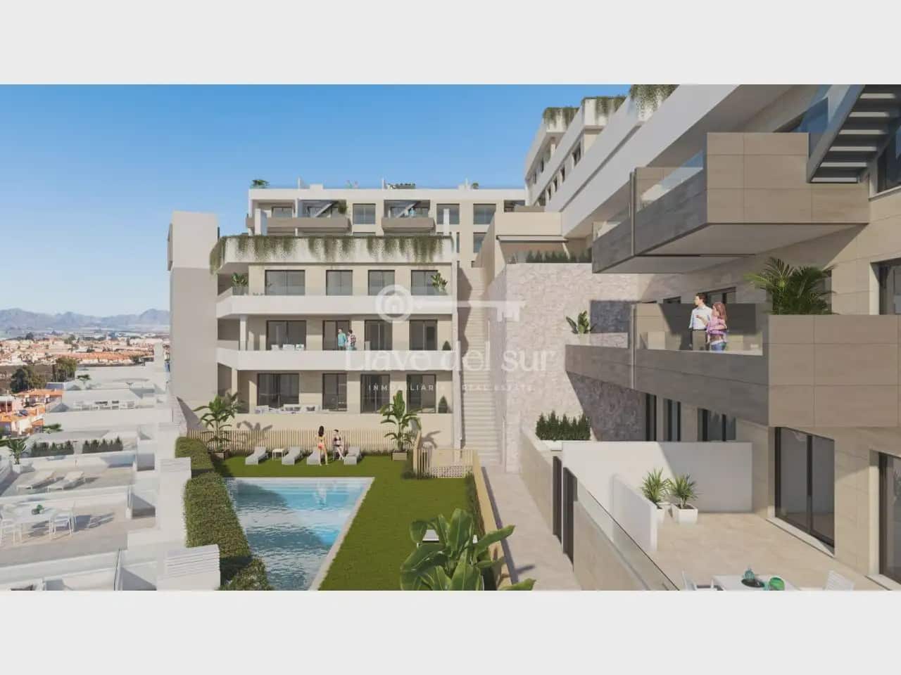 2 sovrum Lägenhet till salu i Aguilas med pool - 267 000 € (Ref: 10086675)