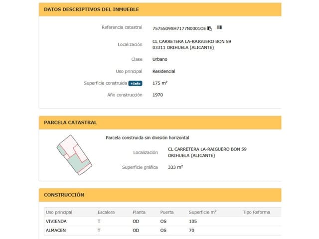 Bouwgrond te koop in Orihuela - € 56.100 (Ref: 10032252)