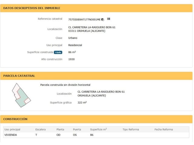 Bouwgrond te koop in Orihuela - € 56.100 (Ref: 10032252)