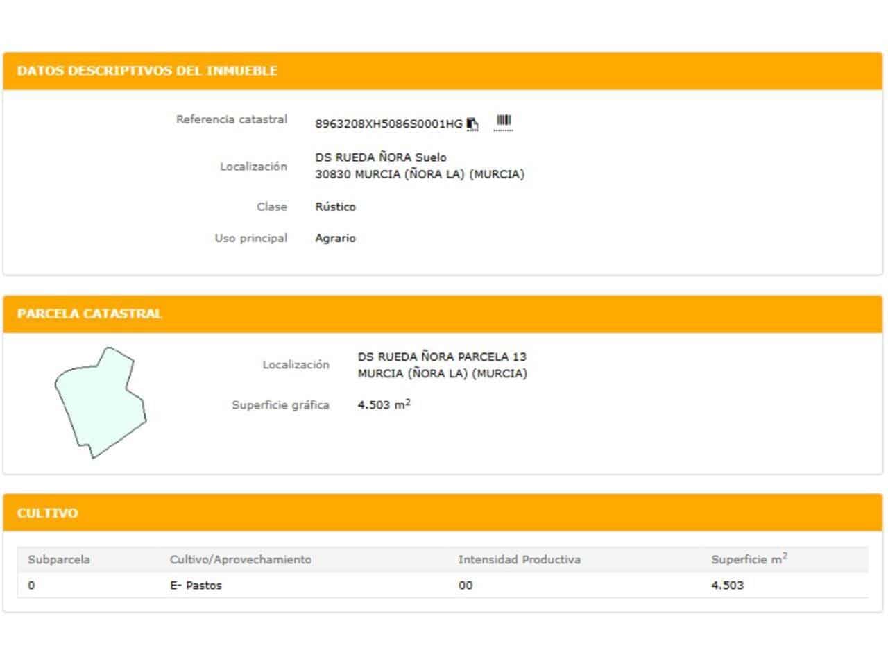 Rakentamaton maa myytävänä paikassa La Nora - 1 737 000 € (Ref: 10032254)
