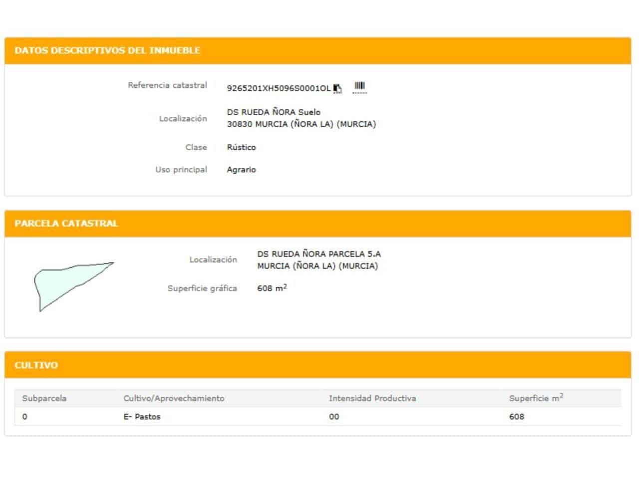 Rakentamaton maa myytävänä paikassa La Nora - 1 737 000 € (Ref: 10032254)