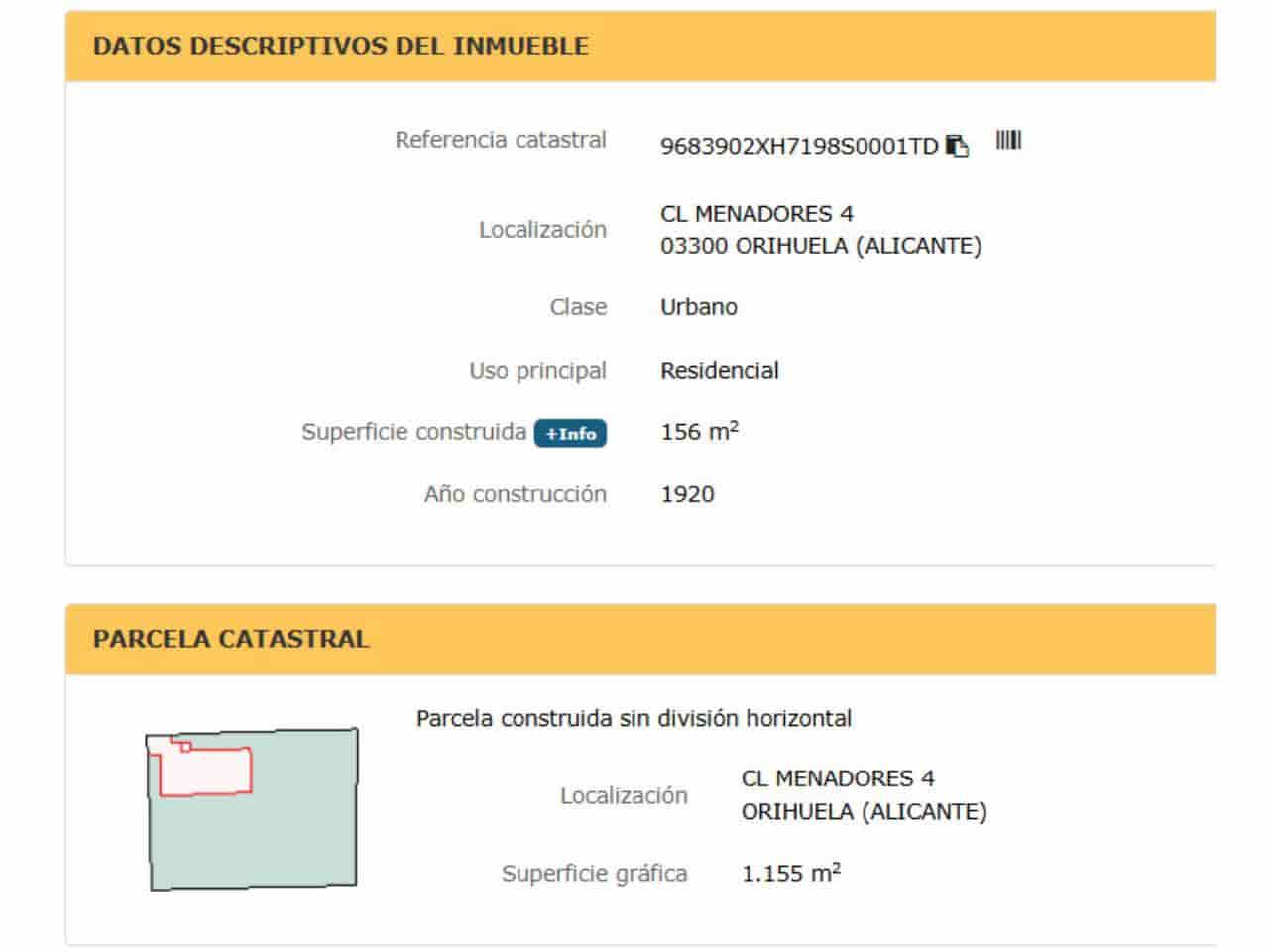 Landgrundstück zu verkaufen in Orihuela - 89.000 € (Ref: 10032255)