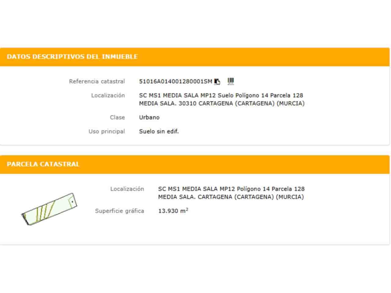 Teren niezagospodarowany na sprzedaż w Kartagena - 424 330 € (Ref: 10032260)