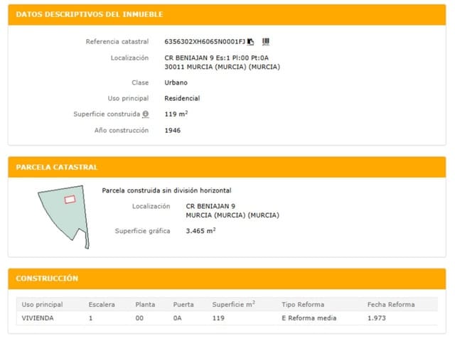 Działka budowlana na sprzedaż w Los Dolores, Miasto Murcja - 705 000 € (Ref: 10032266)