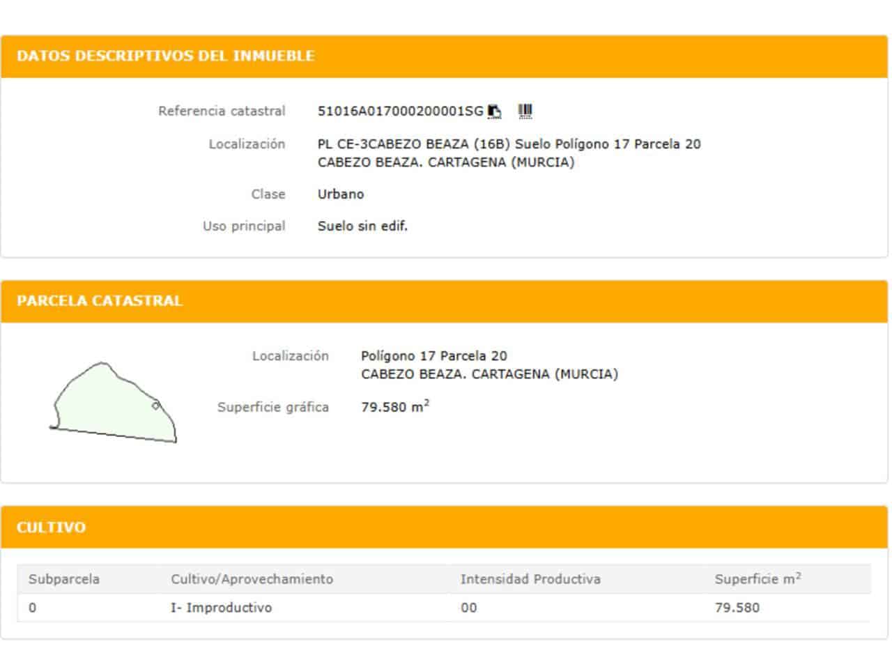 Landgrundstück zu verkaufen in Cartagena - 340.000 € (Ref: 10032282)