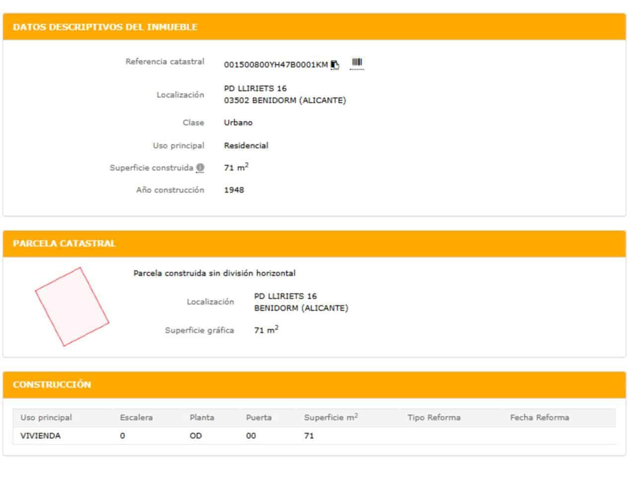 Landgrundstück zu verkaufen in Benidorm - 99.000 € (Ref: 10032294)