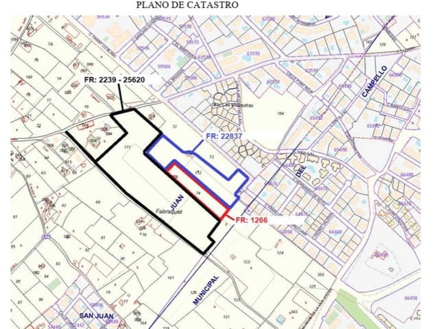 Terreno Não Urbanizado para venda em San Juan de Alicante / Sant Joan d'Alacant - 4 200 000 € (Ref: 10032311)