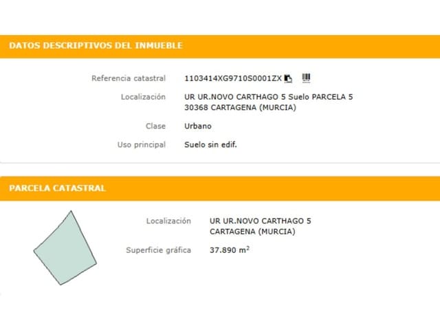 Area Edificabile in vendita in Los Urrutias, Cartagena - 176.800 € (Rif: 10032336)