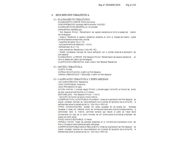 Terreno para Construção para venda em Monteagudo, Múrcia cidade - 45 000 € (Ref: 10032375)