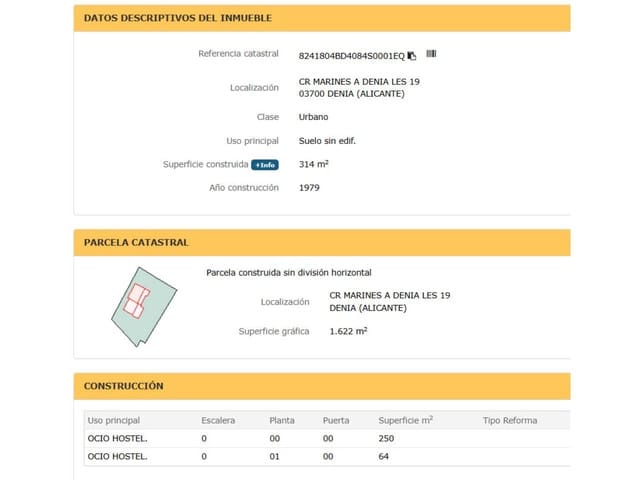 Tomt till salu i Dénia - 1 440 000 € (Ref: 10061099)