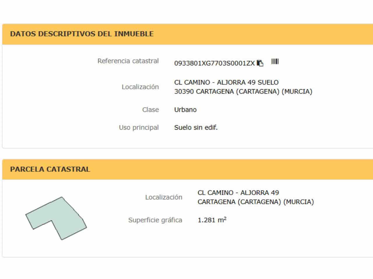 Ubebygd land til salgs i La Aljorra - € 64 260 (Ref: 10061101)
