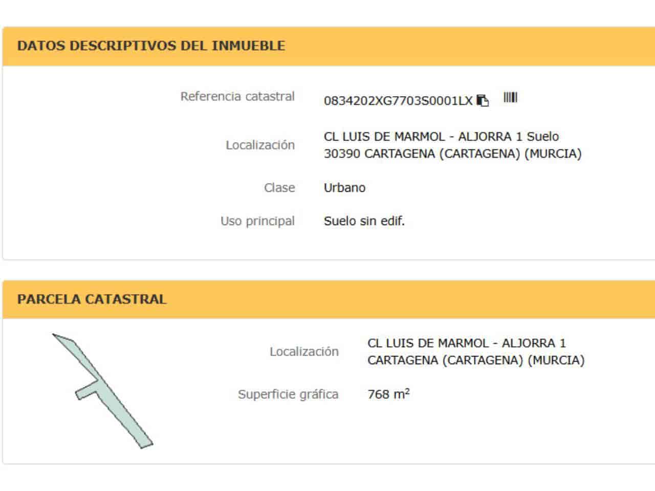 Ubebygd land til salgs i La Aljorra - € 64 260 (Ref: 10061101)