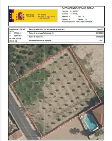 Finca/Landehus til salg i Beniel - € 24.000 (Ref: 9980824)
